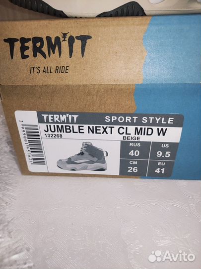 Кеды утепленные женские Termit Jumble Next CL Mid