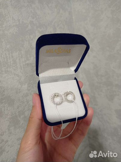 Серьги серебро 925