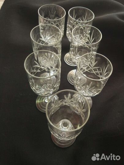 Фужер, рюмки, бокал ссср. Цветное стекло