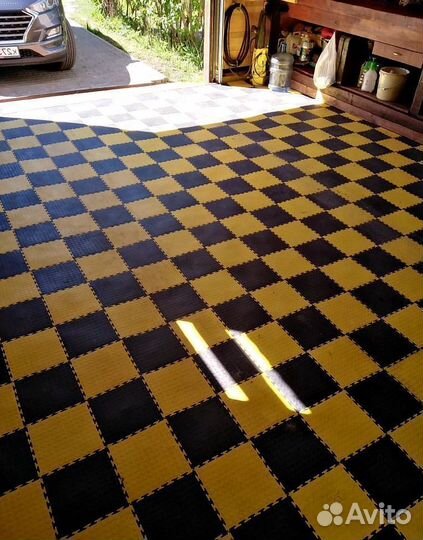 Пвх плитка для гаража купить