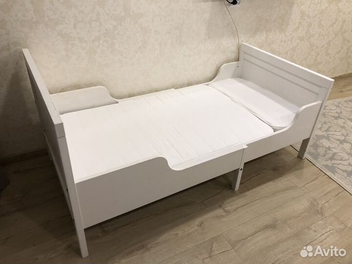 Детская кровать IKEA раздвижная сундвик