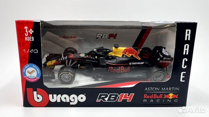 Red Bull Racing F1 Team RB14 #3 Daniel Ricciardo