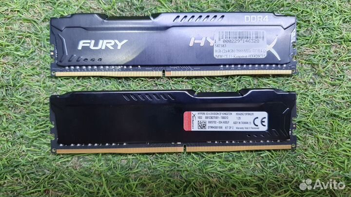 Kingston HyperX Fury Black HX426C15FBK2/8