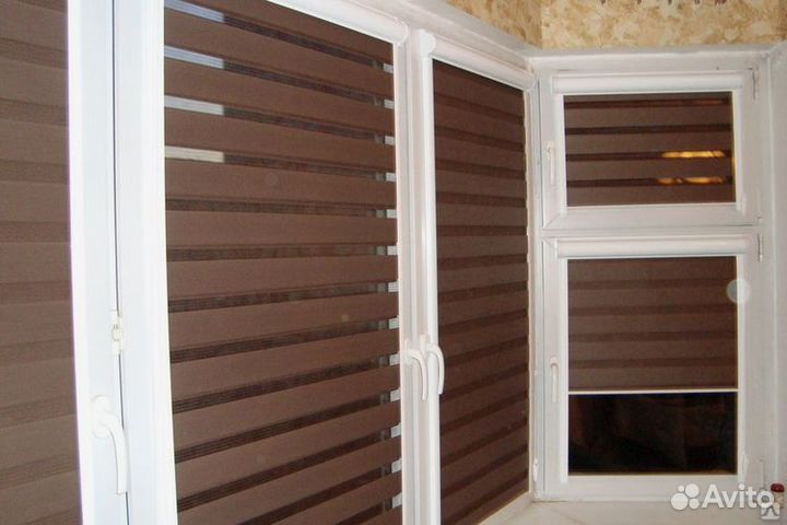 Рулонные шторы 2в1 от производителя