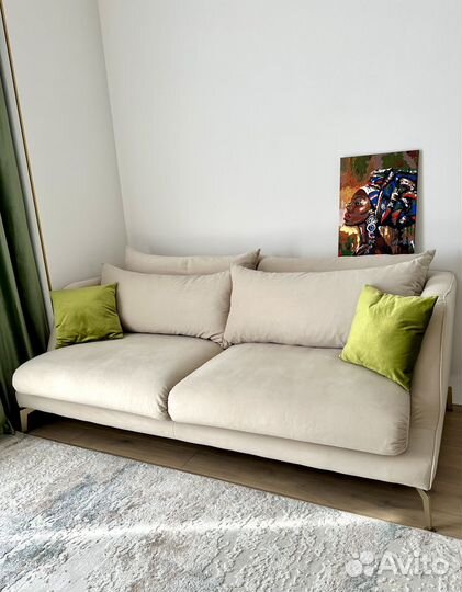 Диван creatica бежевый 210см новый