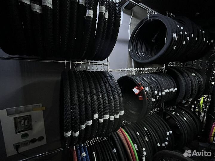 Велопокрышки и запчасти