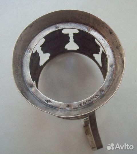 Подстаканник мельхиоровый, 60е годы СССР