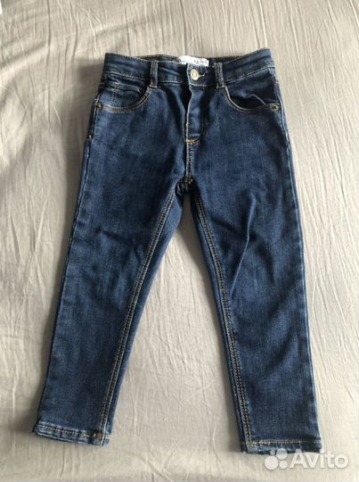 Джинсы скинни zara 98 см 1,5-2 года