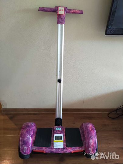 Гироскутер Smart Balance A8 Розовый Космос