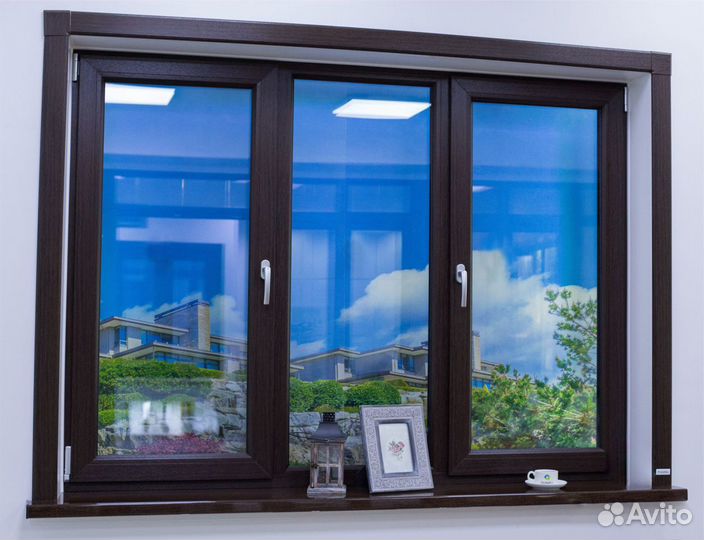 Цветные окна кашированные