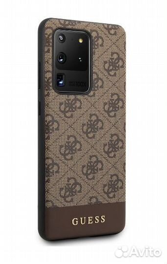 Чехол Guess для Samsung Galaxy S20 Ultra (коричн.)