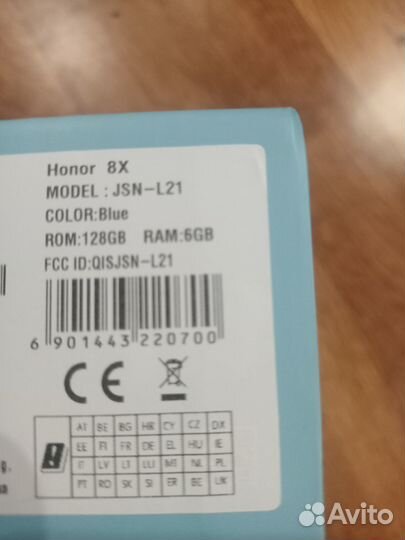 HONOR 8X, 6/128 ГБ