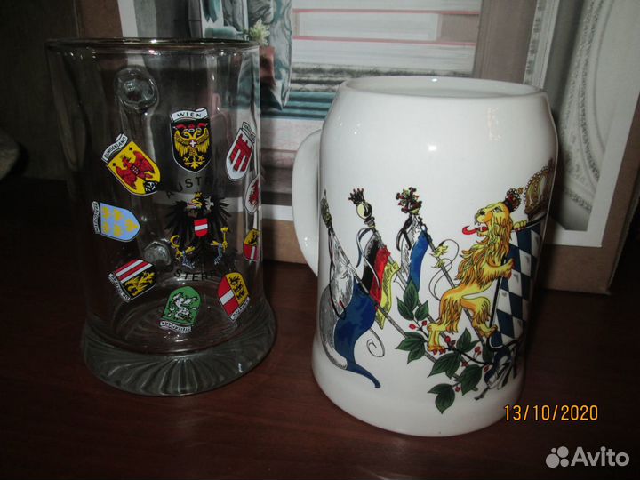 Пивные бокалы, кружки разные