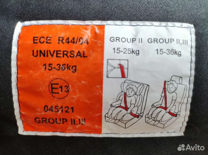 Детское автокресло 15 до 36 кг