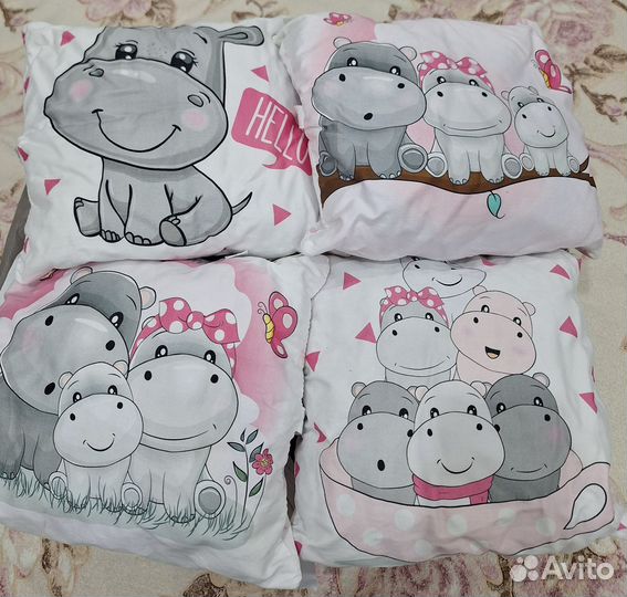 Бортики в детскую кроватку