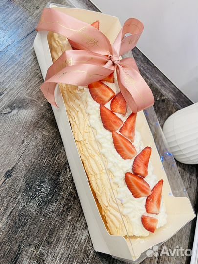 Меренговый рулет