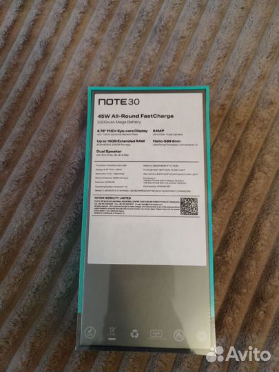 Infinix Note 30, 8/256 ГБ