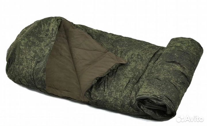 Армейский спальный мешок с чехлом