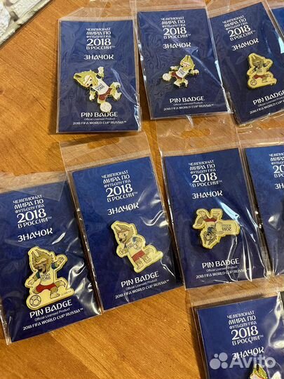 Значки чемпионата мира по футболу 2018
