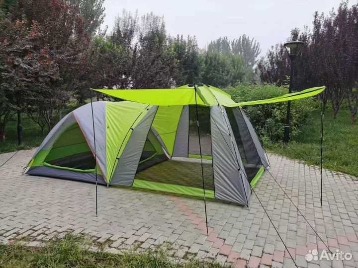 Палатка/Тент/Тамбур/2-5 чел, 2-входа/охота/рыбалка