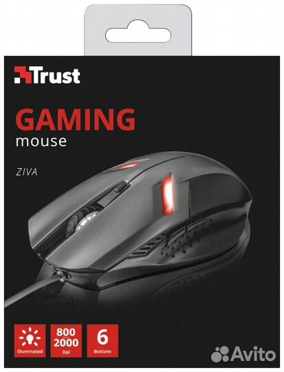 Игровая мышь Trust Ziva Gaming 21512