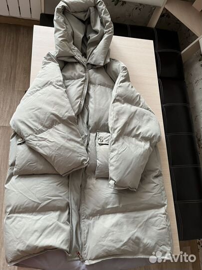 Пуховик женский оверсайз