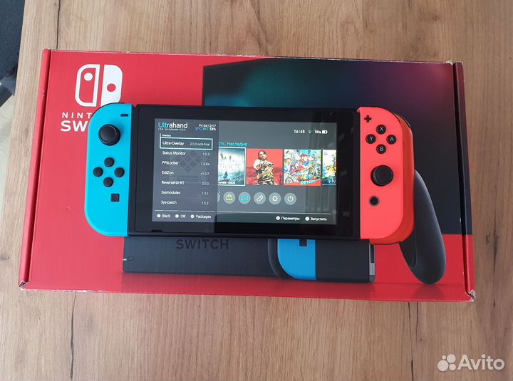 Nintendo switch rev 2 прошитая 256gb