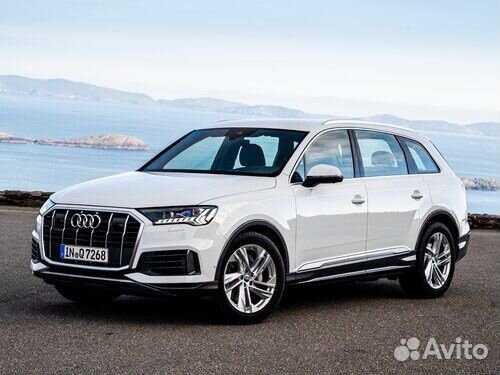 Коврик 3D в багажник Audi Q7 2015-2024