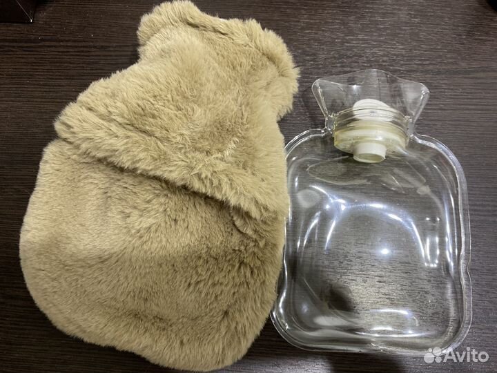 Детская мини-грелка Зайка, плюшевая, новая