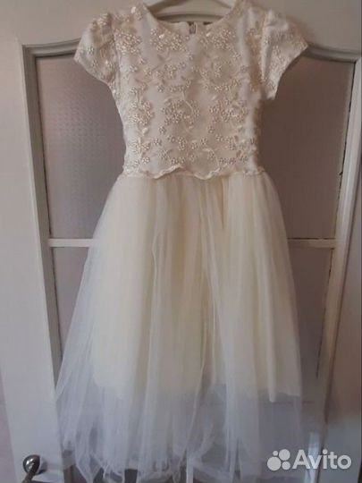 Платье длинное пышное размер 122-128