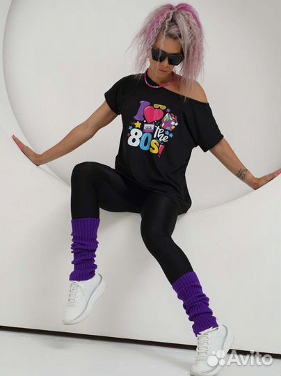 Гетры вязаные яркие