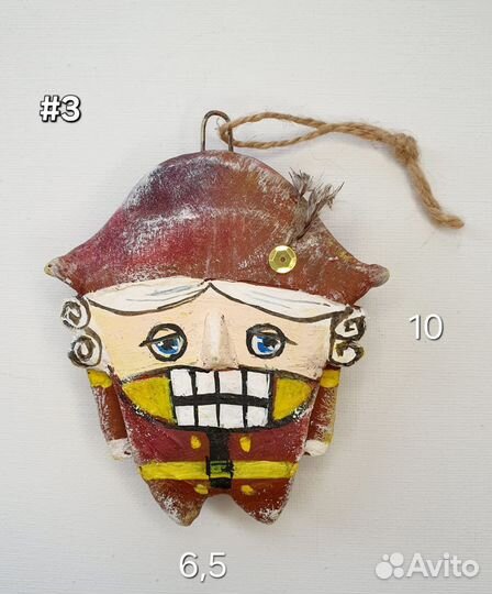 Елочные игрушки из папье-маше Щелкунчик