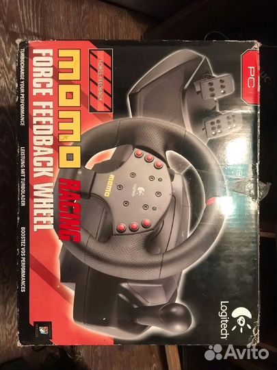 Игровой руль с педалями для пк