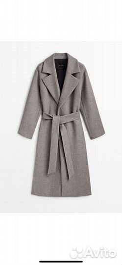 Новое пальто Massimo Dutti оригинал шерсть