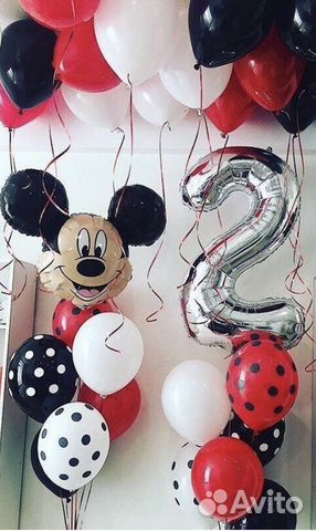 Воздушные шары с Микки и Минни