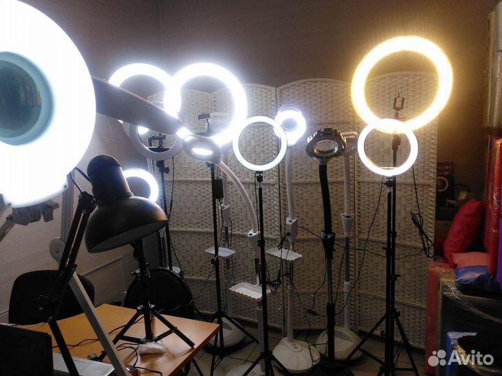 Кольцевая лампа Лампа лупа