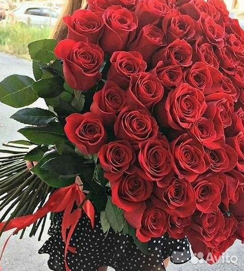 Метровые розы Доставка цветов