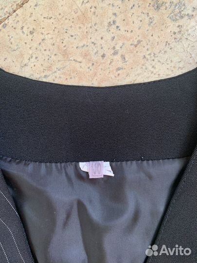 Школьная форма черная 134рост размер 36