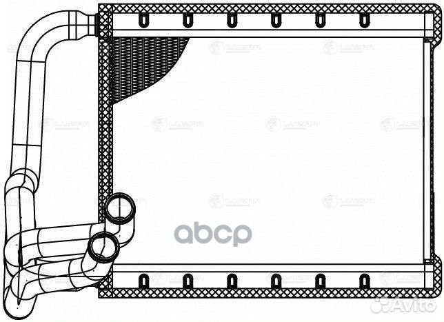 Радиатор отоп. hyundai elantra 06- LRH 0842 luzar