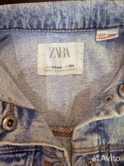 Джинсовая куртка zara