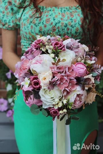 Букет из искусственных цветов, дублер, свадебный