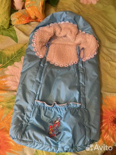 Зимний конверт в коляску