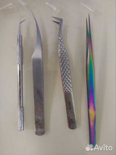 Пинцет для наращивания ресниц