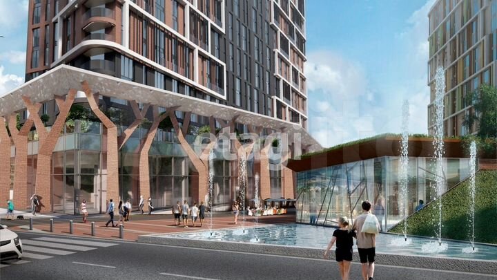 2-к. квартира, 74,7 м², 8/21 эт.