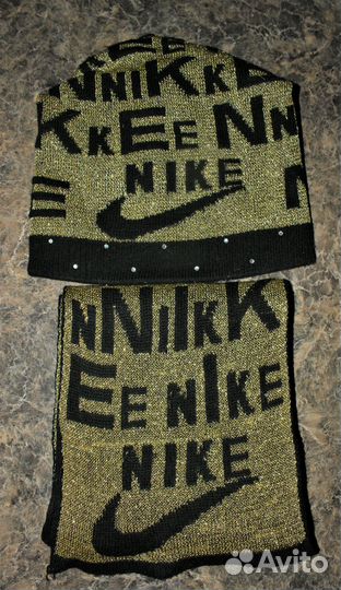 Шапка женская с шарфом