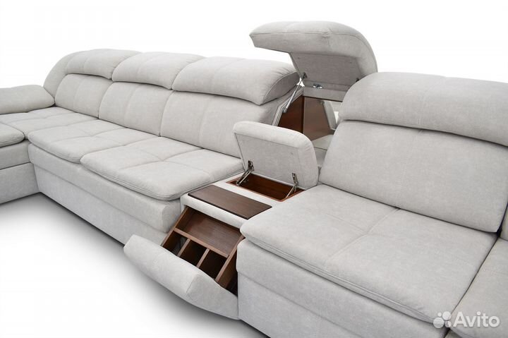 Модульный диван с баром новый