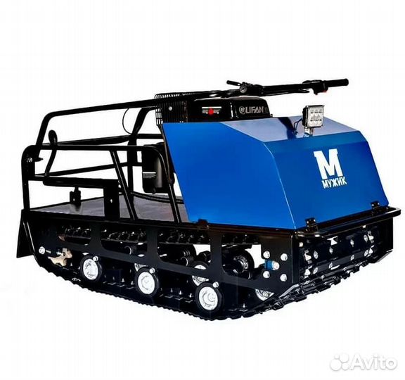 Мотобуксировщик мужик М600 лонг 17 л.с