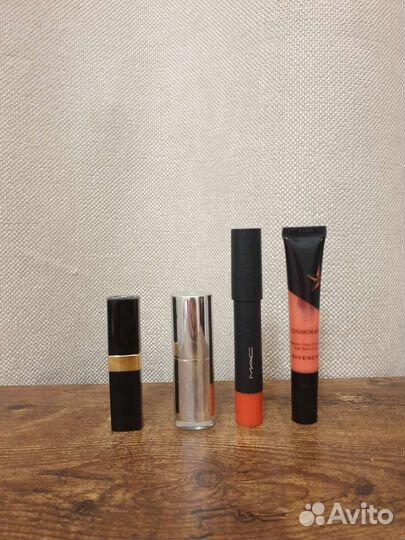 Помада блеск Chanel Clarins Mac Givenchy