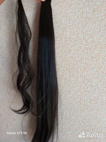 Хвост шиньон на крабе