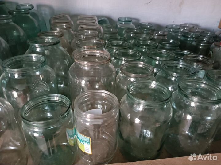 Банка стекляная трехлитровая